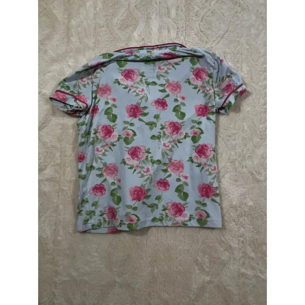 Girls 4T Pajama Bundle 2 Sets Bamboo Goosies Tahari Floral Butterflies EUC